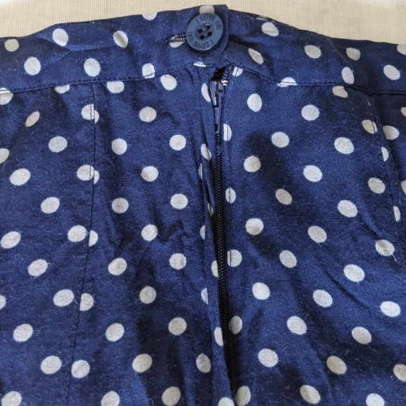 Hollister dark blue dot skirt - Picture 7 of 11